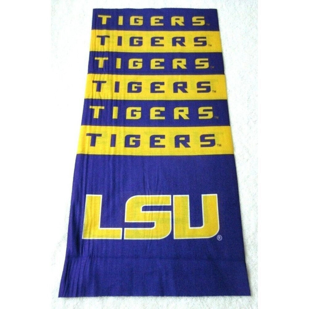 Louisiana State Tigers LSU NCAA Multi Purpose SuperDana Neck Gaiter Logo Scarf